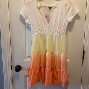 Wild Fable Dip Dye Tiered Dress (M)